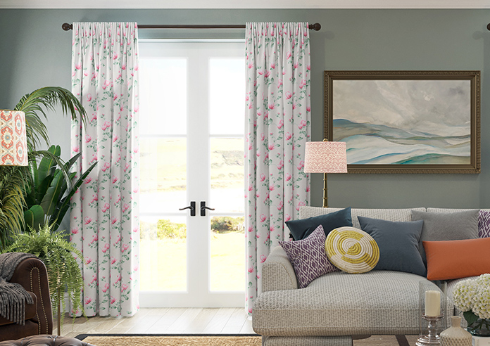 Sakura, Blush - Made to Measure Curtains - Image 3